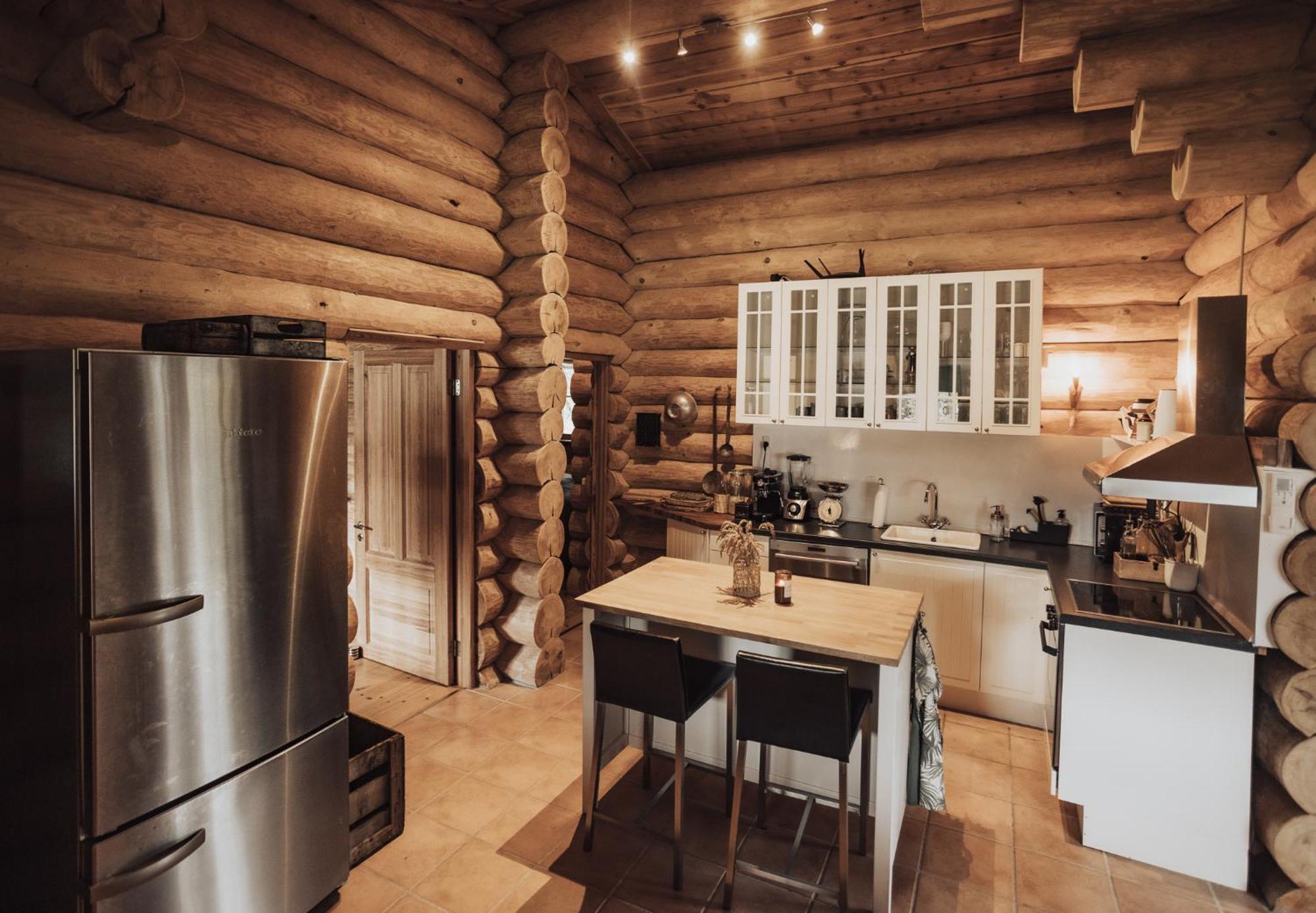 Fjordhygge - Authentic Wood Log Cabin Summerhouse Near Water, Fjord And Forest Jægerspris Exterior foto